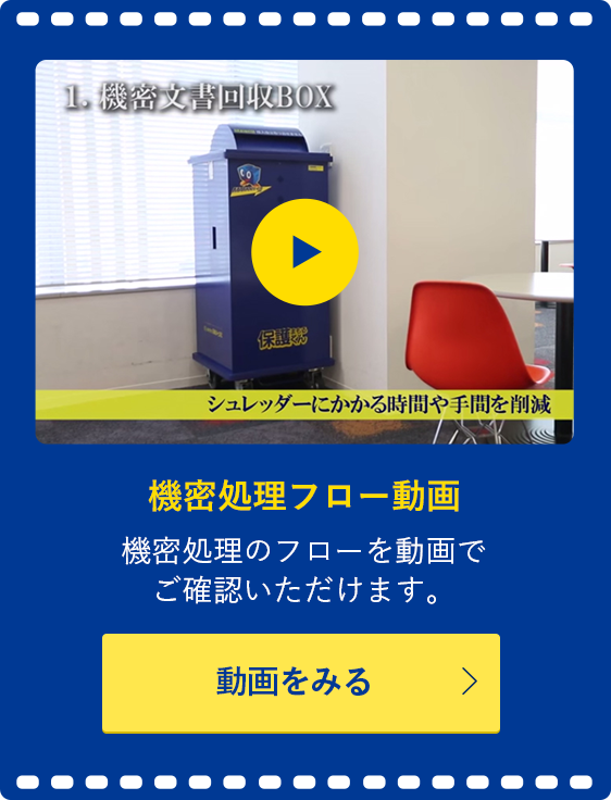 機密処理フロー動画