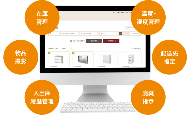 在庫管理画面イメージ
