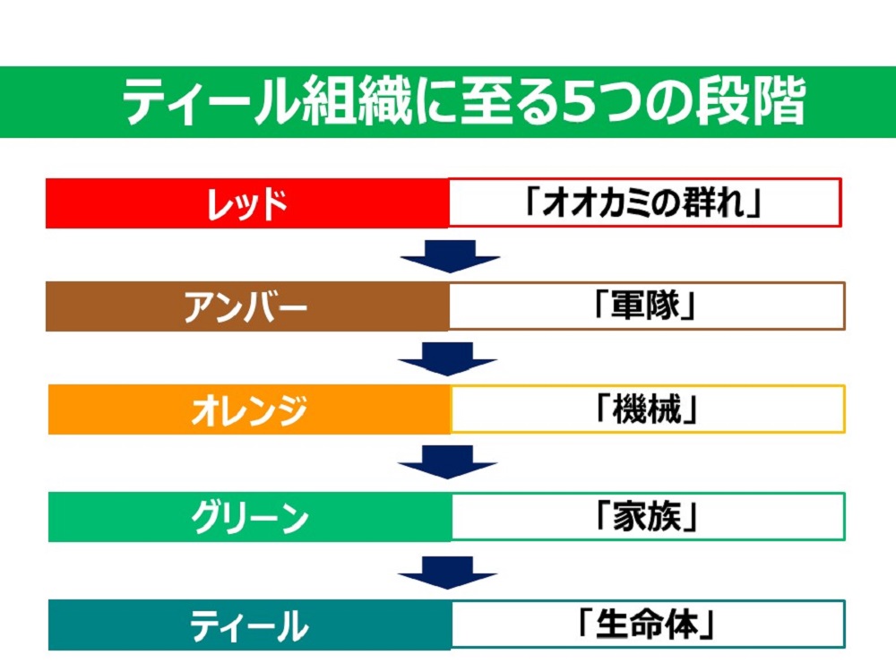 ティール組織の5段階